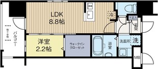 グランフォーレ箱崎プレミアの物件間取画像